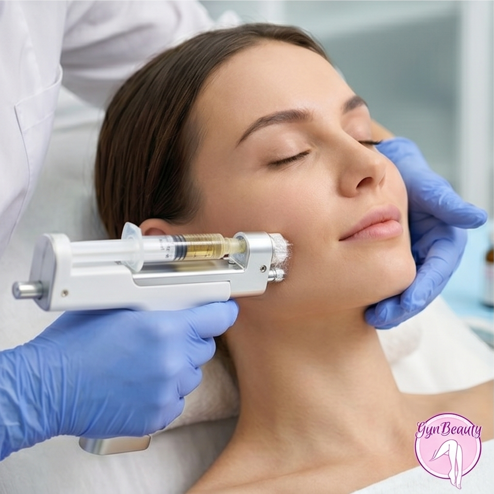 PRP-Behandlung im Gesicht (Vampir-Lifting)